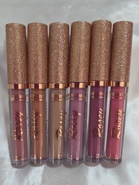 3 x 12 Liquid Lipstick - Assorted Matte Nude & Pink Shades
